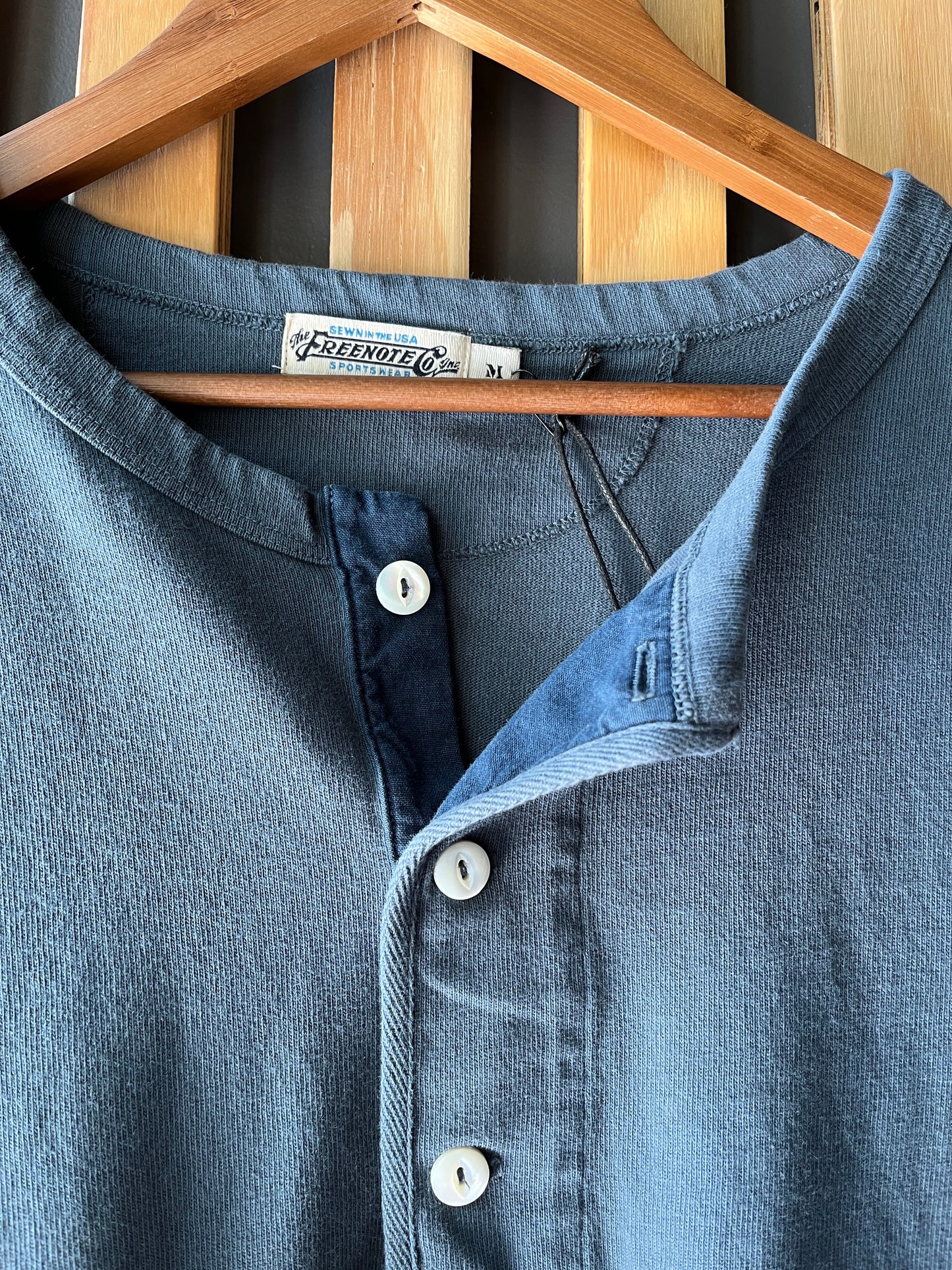 13 Ounce Long Sleeve Henley