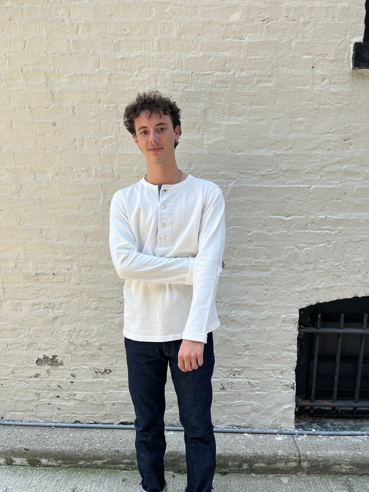13 Ounce Long Sleeve Henley
