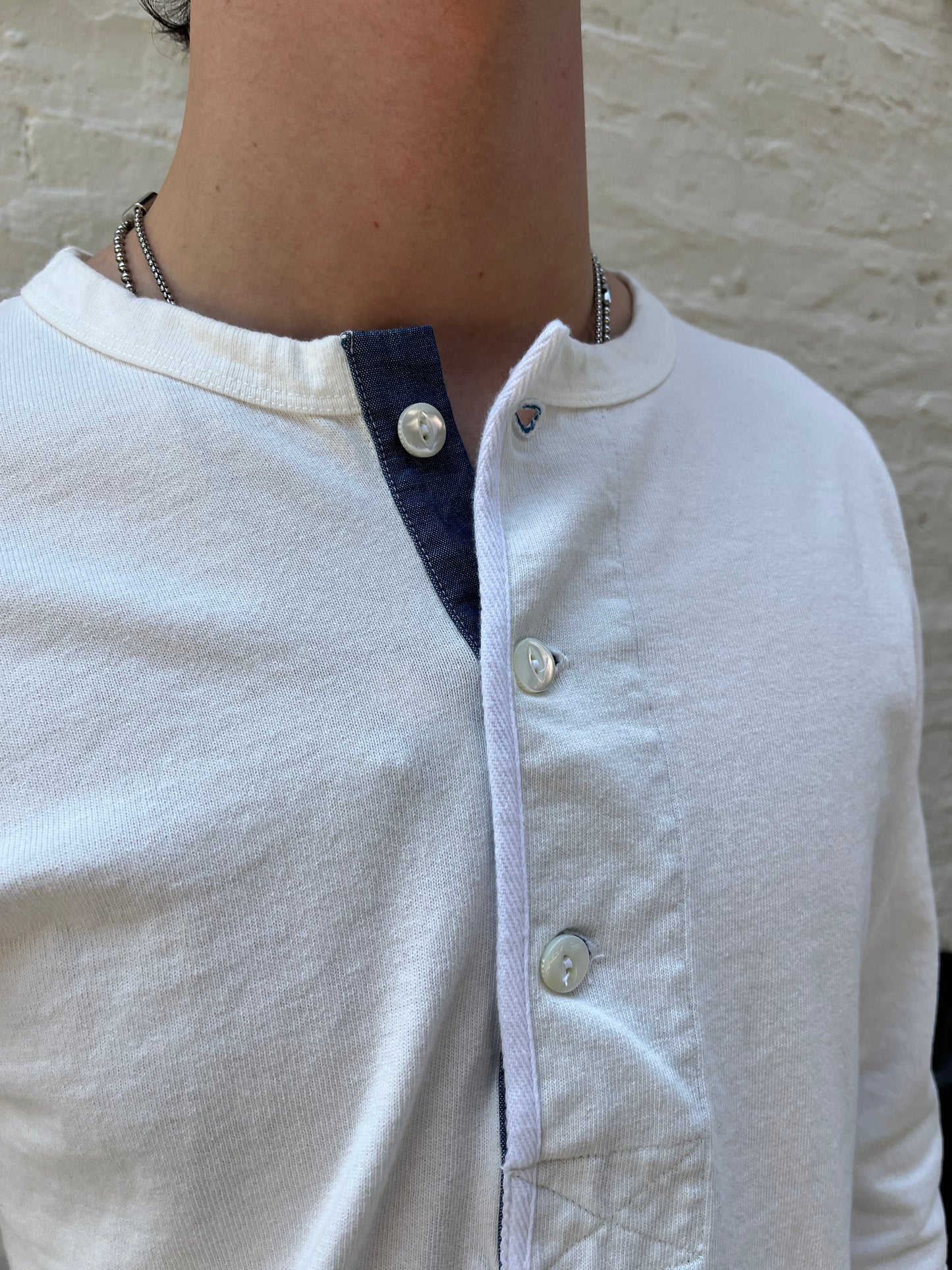 13 Ounce Long Sleeve Henley