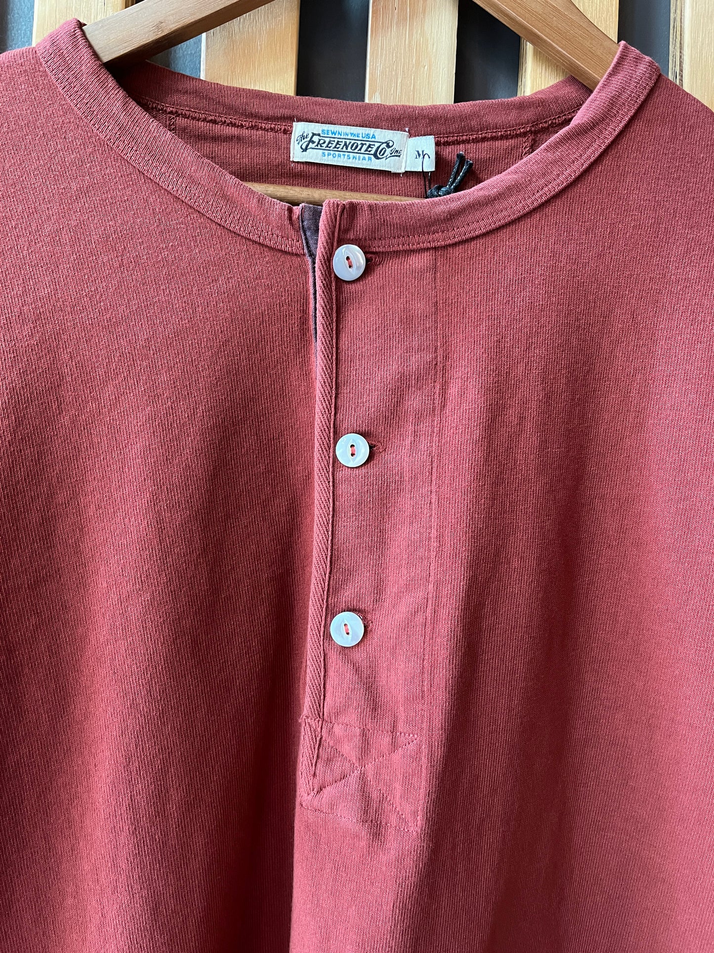 13 Ounce Long Sleeve Henley