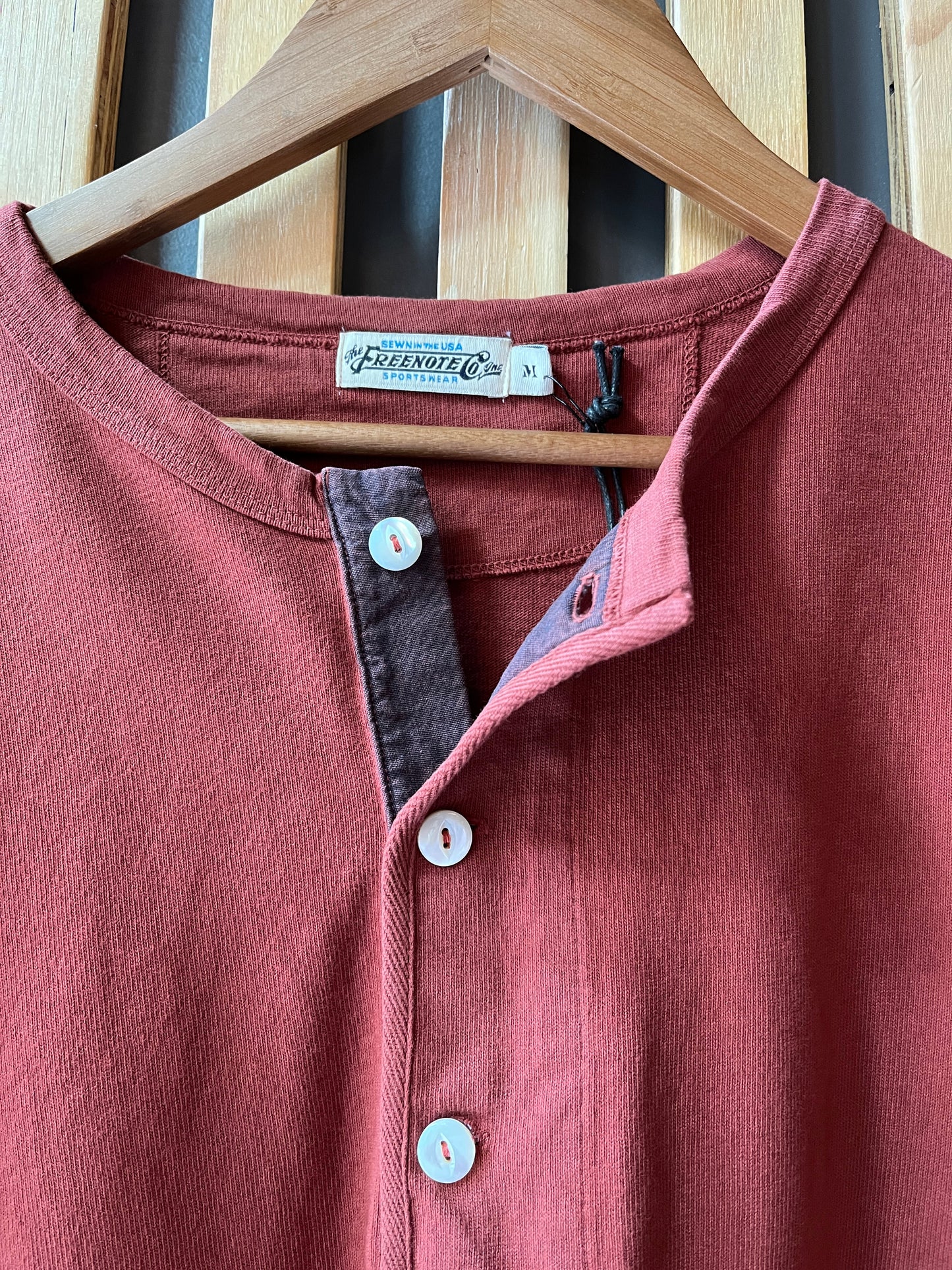 13 Ounce Long Sleeve Henley