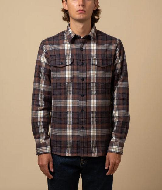 COF S21 Heavy Flannel Post Man Shirt