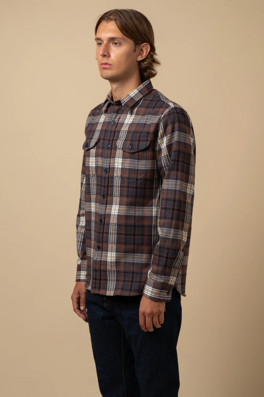 COF S21 Heavy Flannel Post Man Shirt