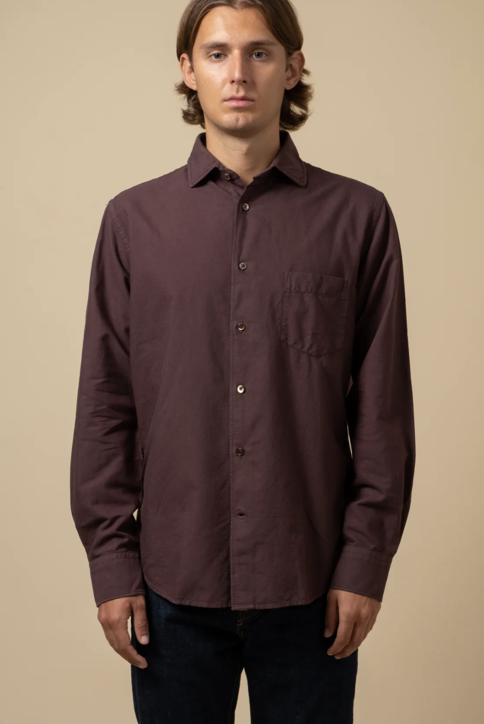 Garment Dyed Standard Oxford Shirt
