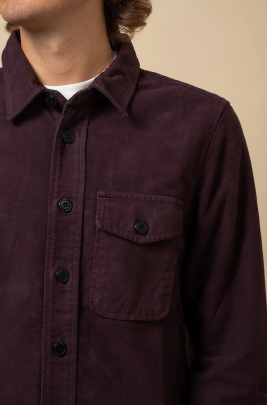 Soft Moleskin Heavy Overshirt