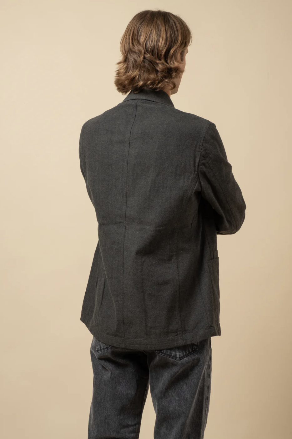 Brewer Jacket Wool Herringbone