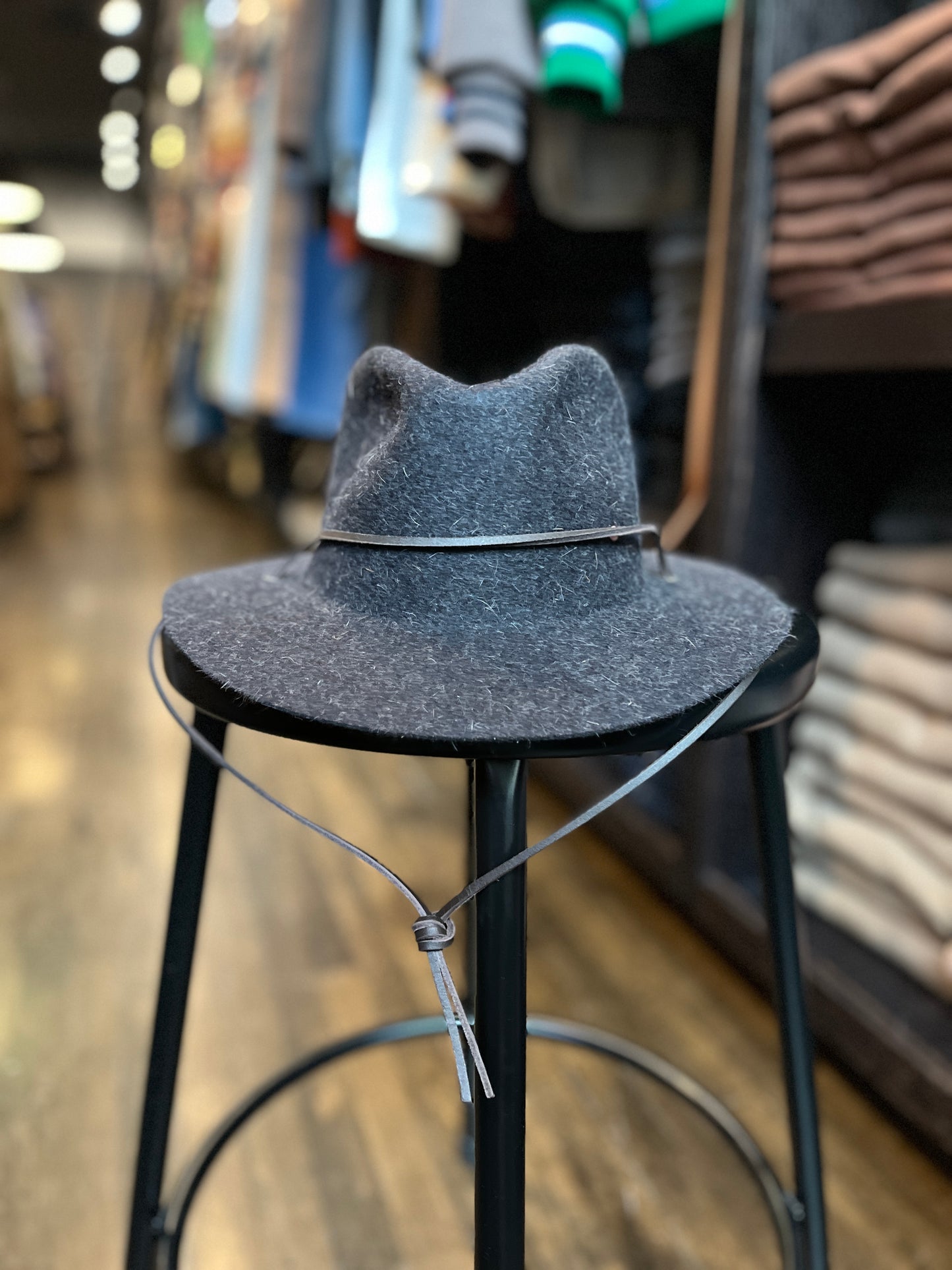 Wandermate Raw Fedora Crown Hat