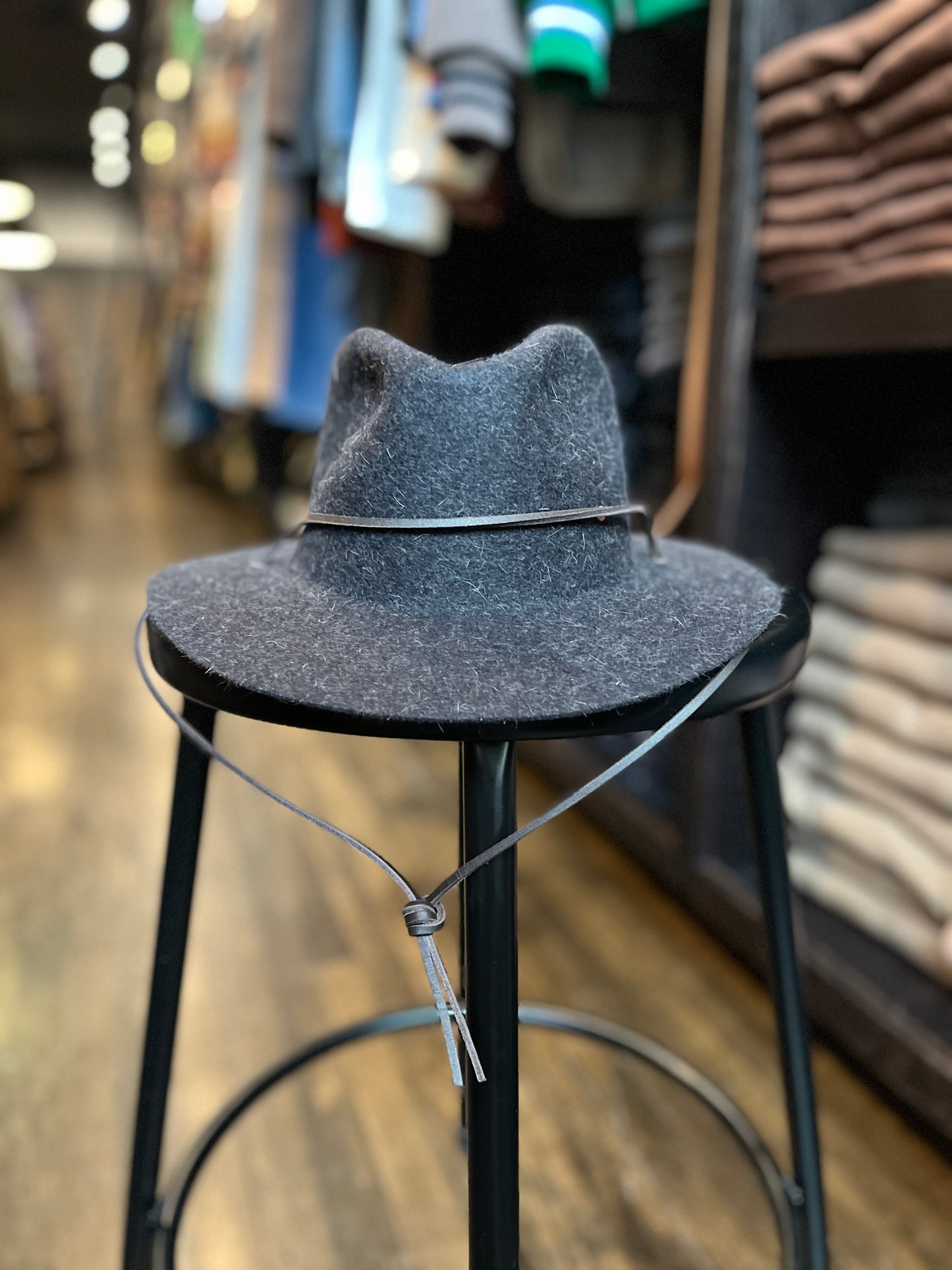 Wandermate Raw Fedora Crown Hat