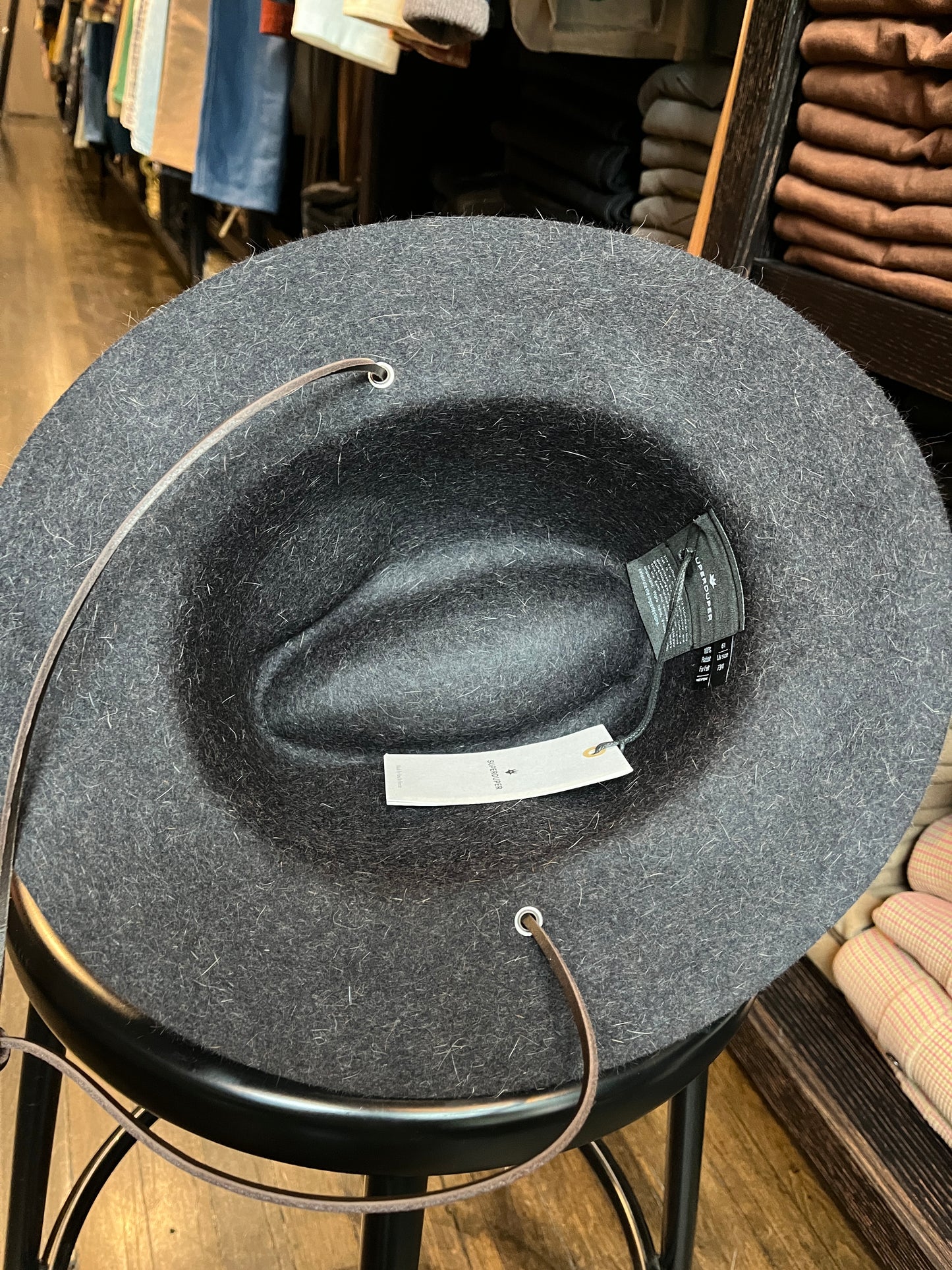 Wandermate Raw Fedora Crown Hat
