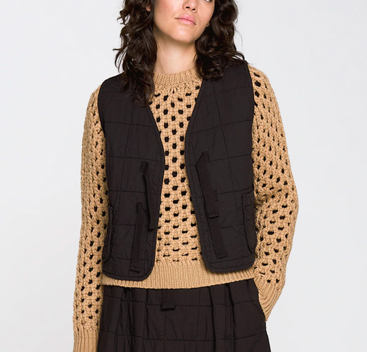 Fisherman Yarn Poesie Knit Crewneck Sweater