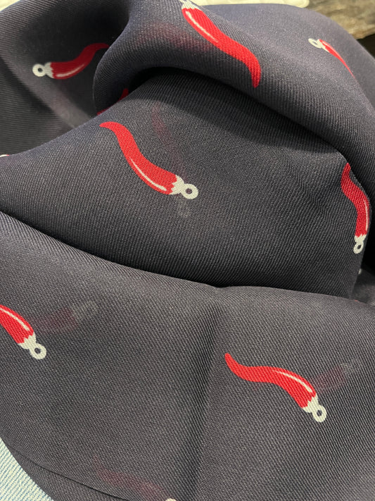 Scaramantia Blue Chili Tubular Scarf