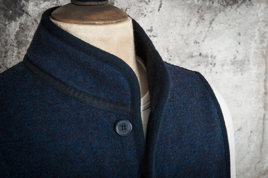 Men's Wool Knit Officer Vest