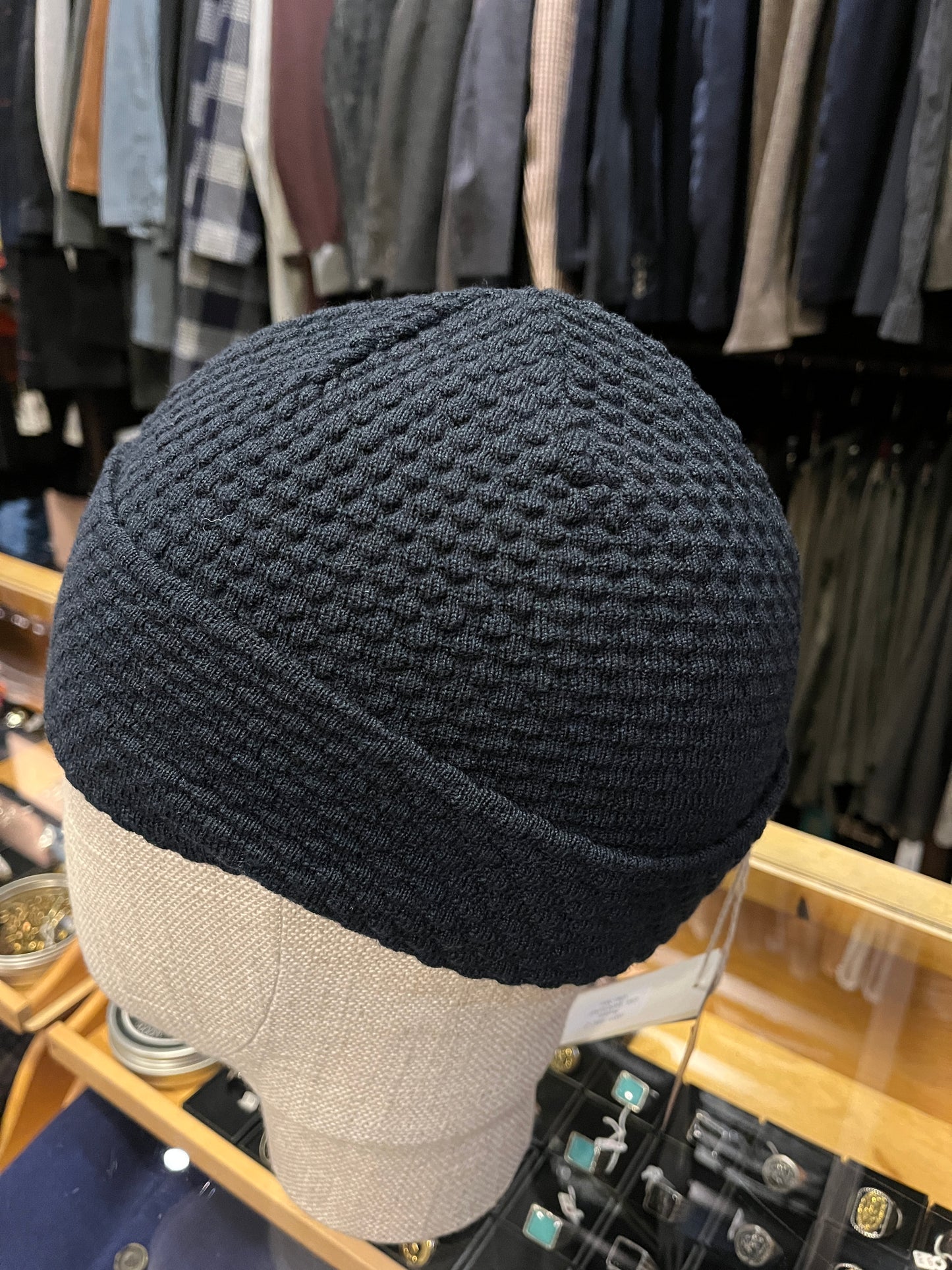 Spot Knit Wool Beanie