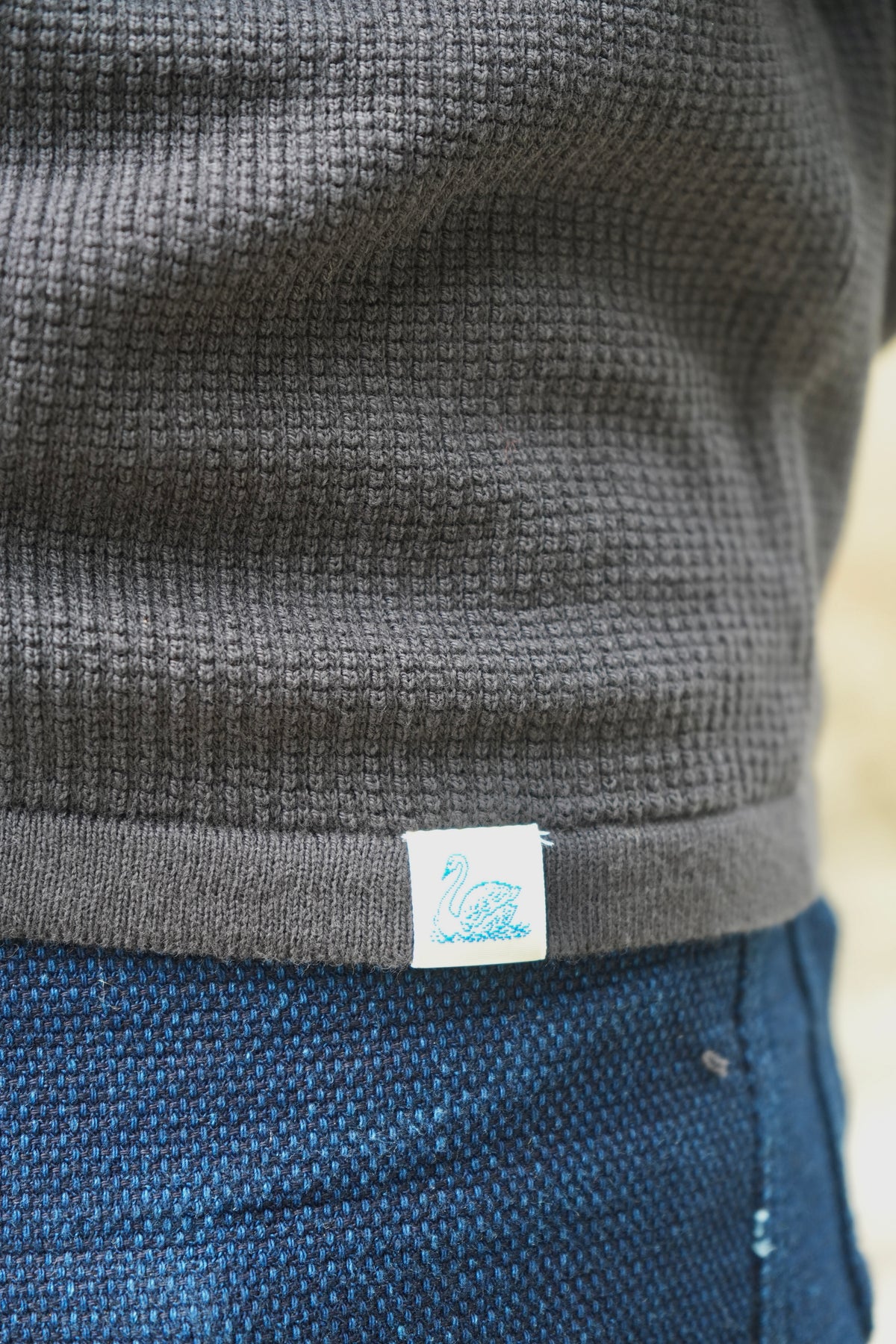 Merz b Schwanen Lightweight Waffle Knit Sweater