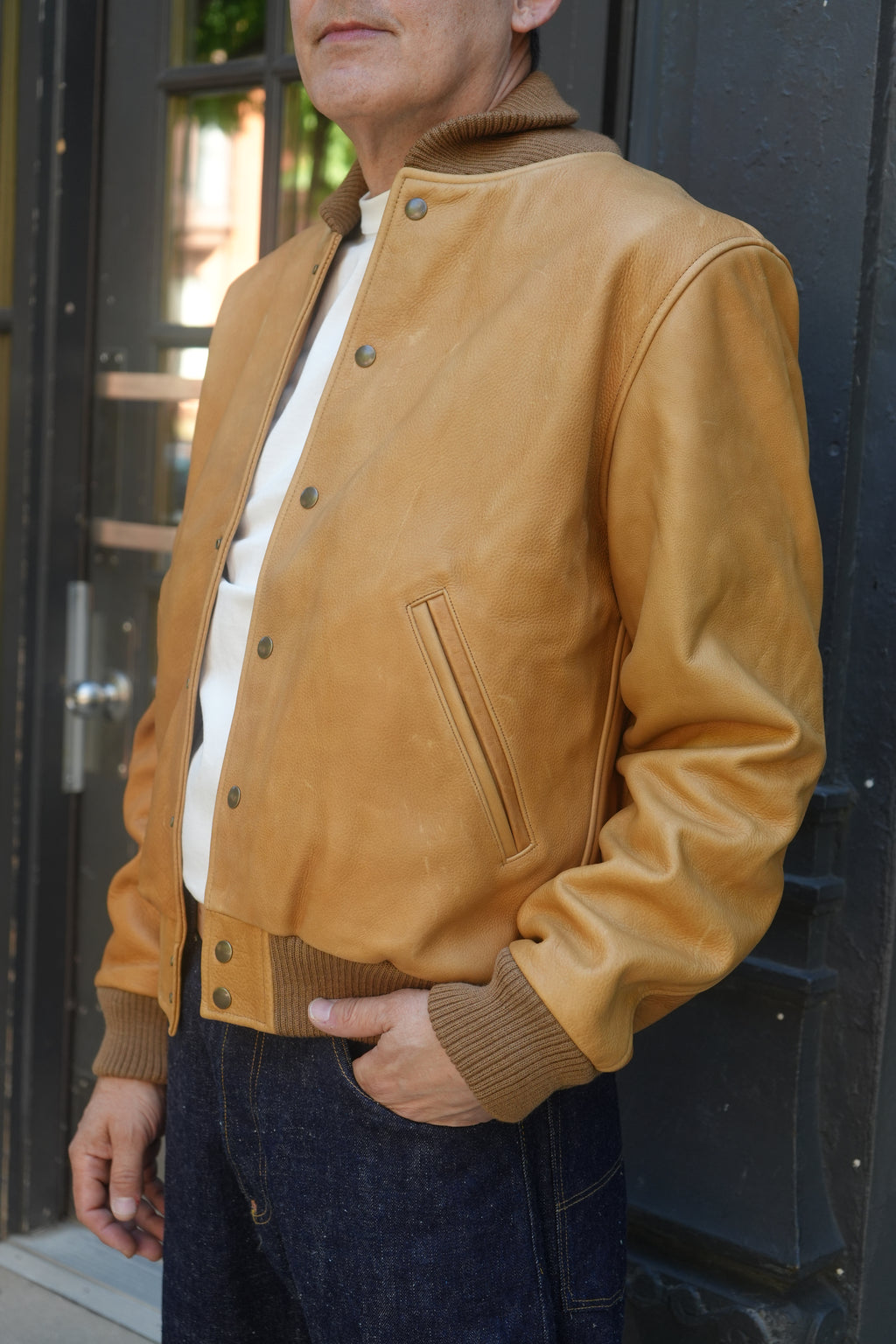 Dehen All City Leather Jacket