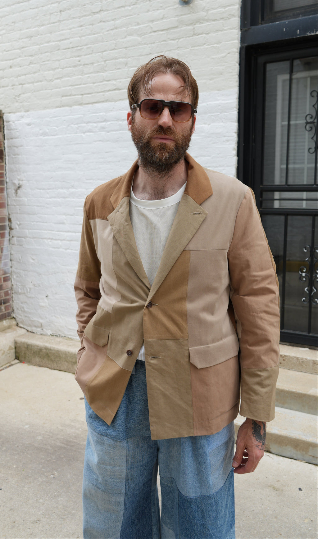 Hul le Kes Morisot Patchwork Blazer
