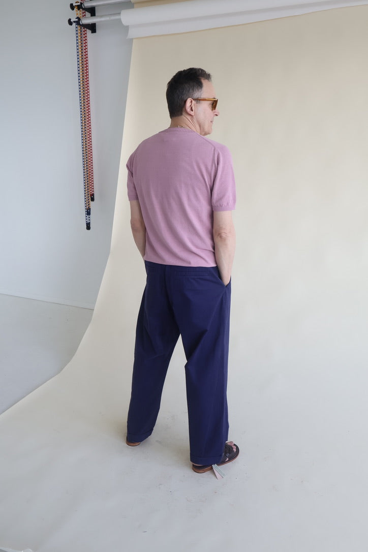 Hansen Bobby Wide Pleated Trouser