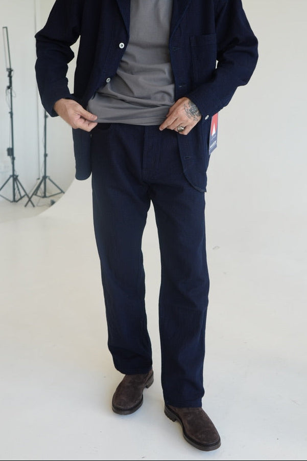 Hansen Dean Straight Cut Denim Trousers