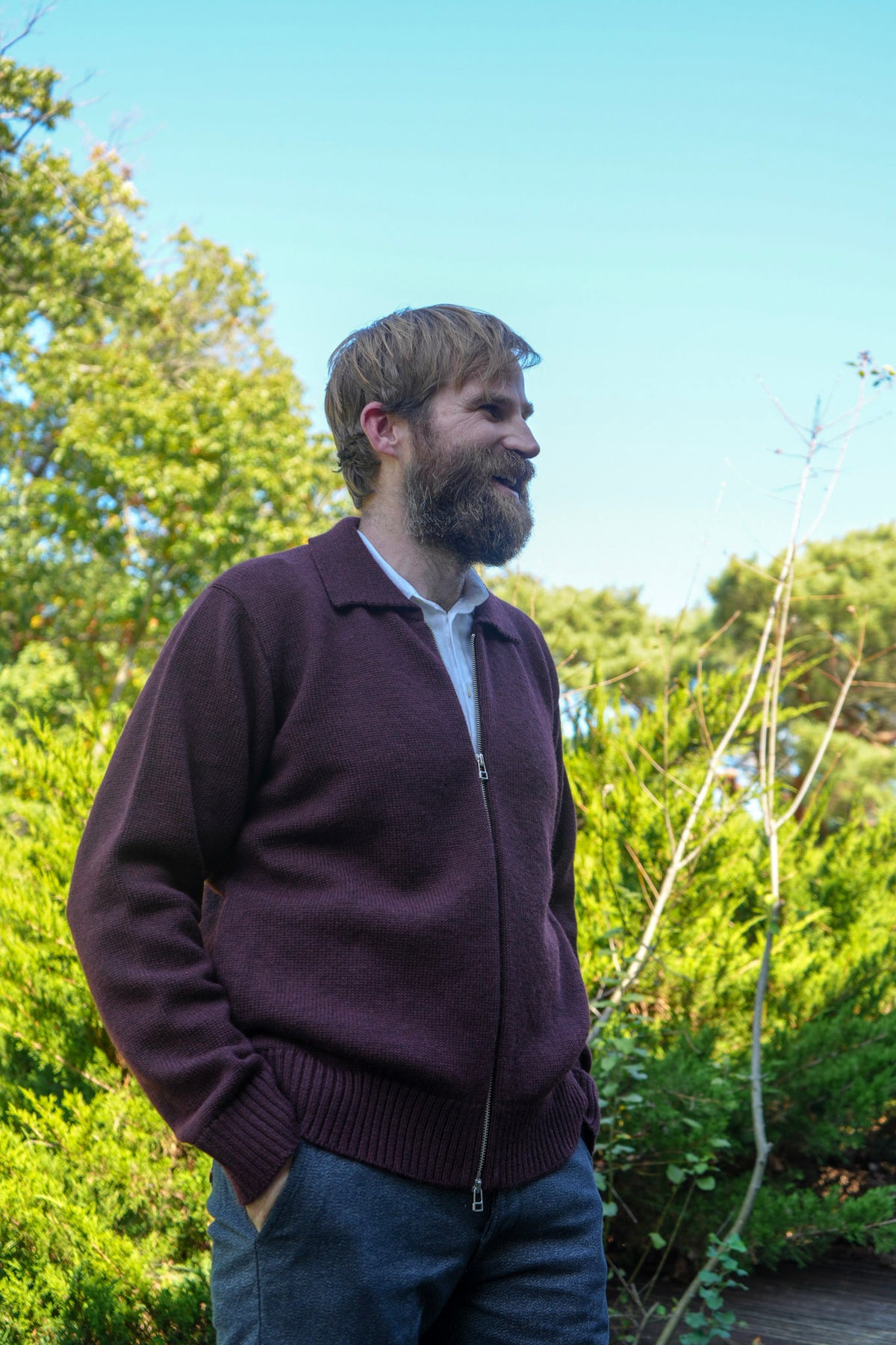 Hansen Dylan Zipper Cardigan