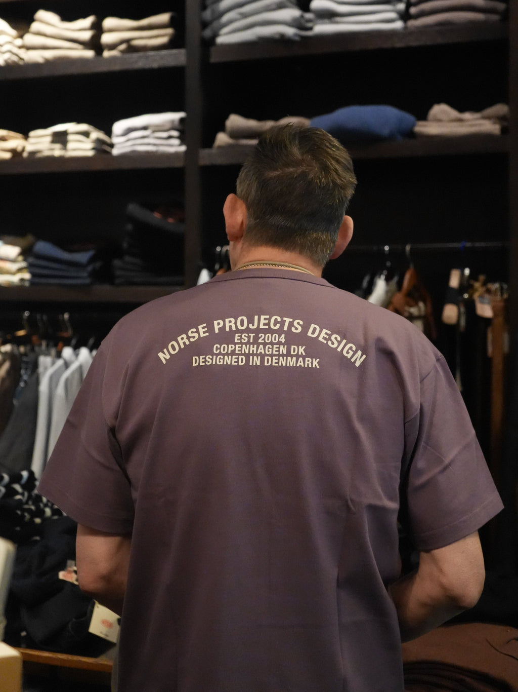 Norse Projects Snekkersten Organic Arch Print T-Shirt