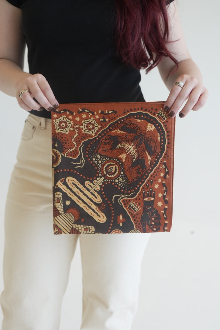 Indigofera Tarot XIII Bandana