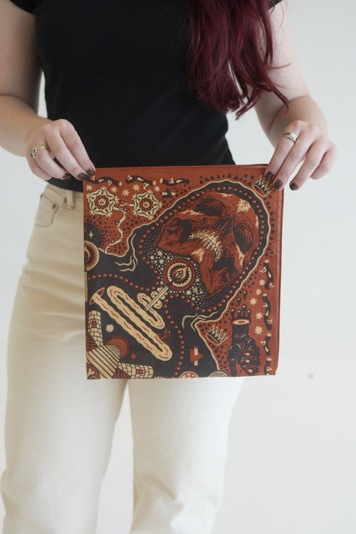 Indigofera Tarot XIII Bandana