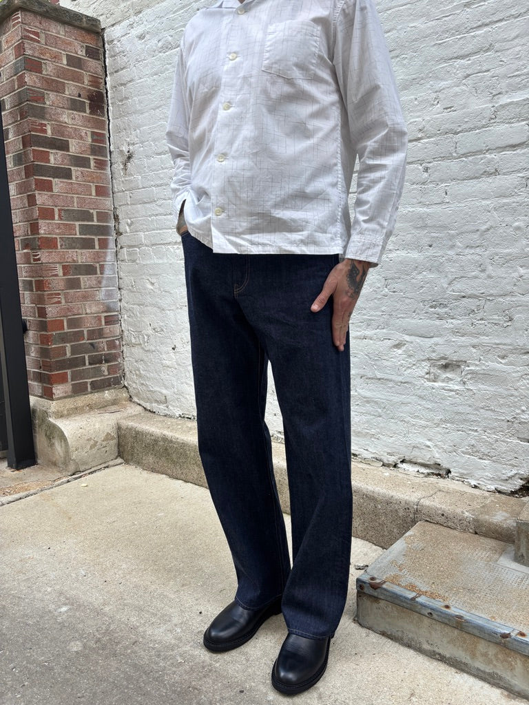 Hand Room Baggy Fit Five Pocket Jeans
