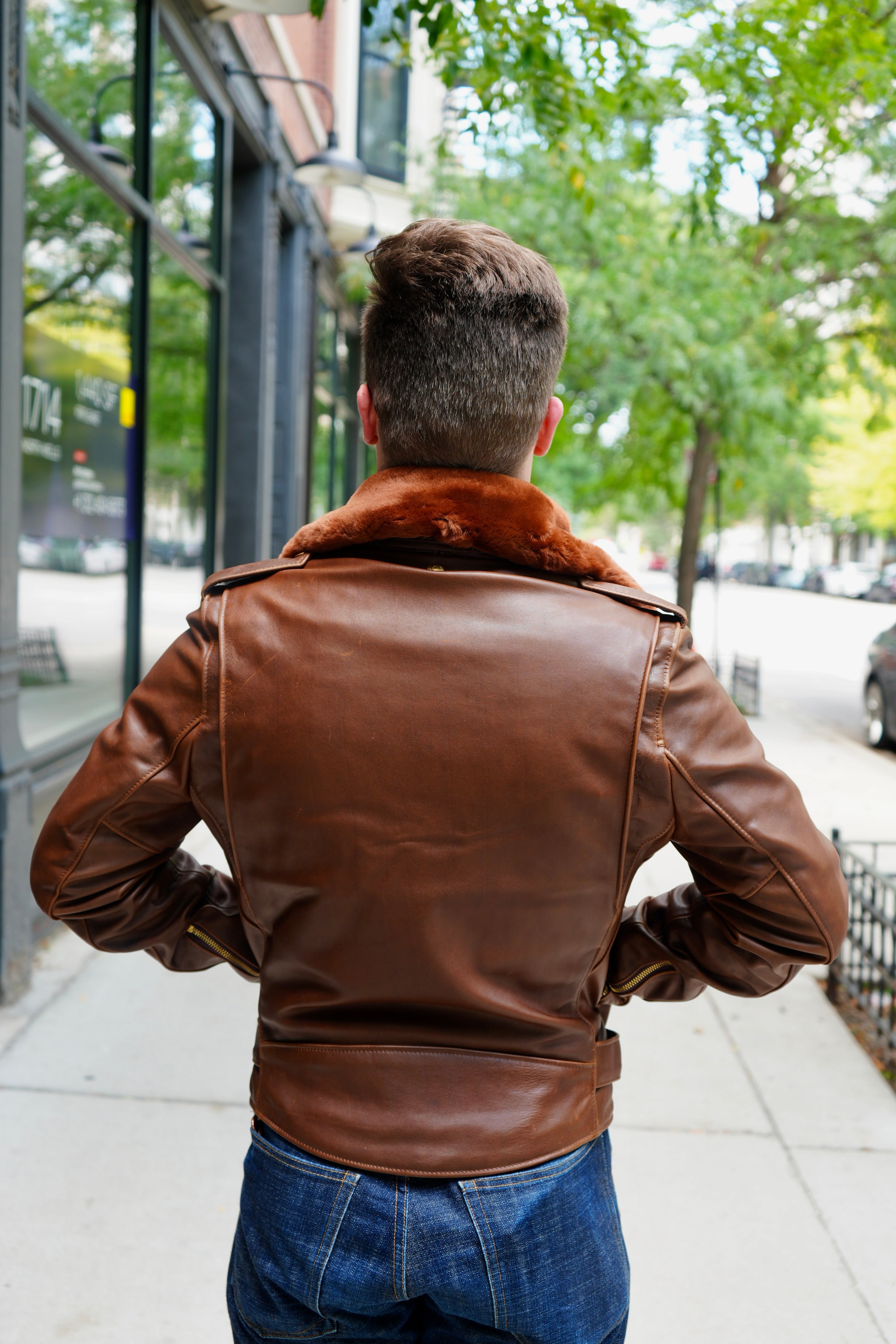 Schott NYC P656H Horween Horsehide Jacket