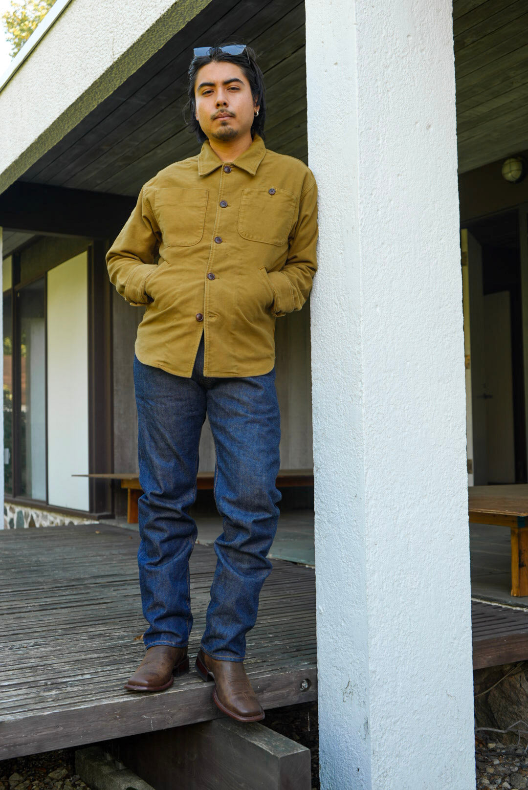Tela Genova Leo Moleskin Overshirt
