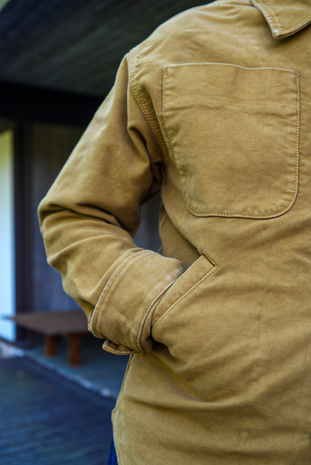 Tela Genova Leo Moleskin Overshirt