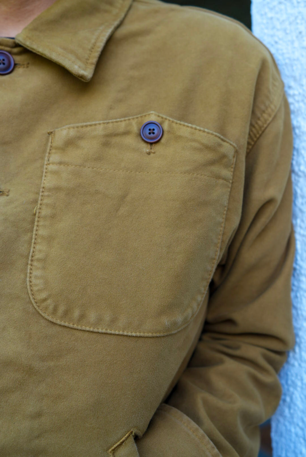 Tela Genova Leo Moleskin Overshirt