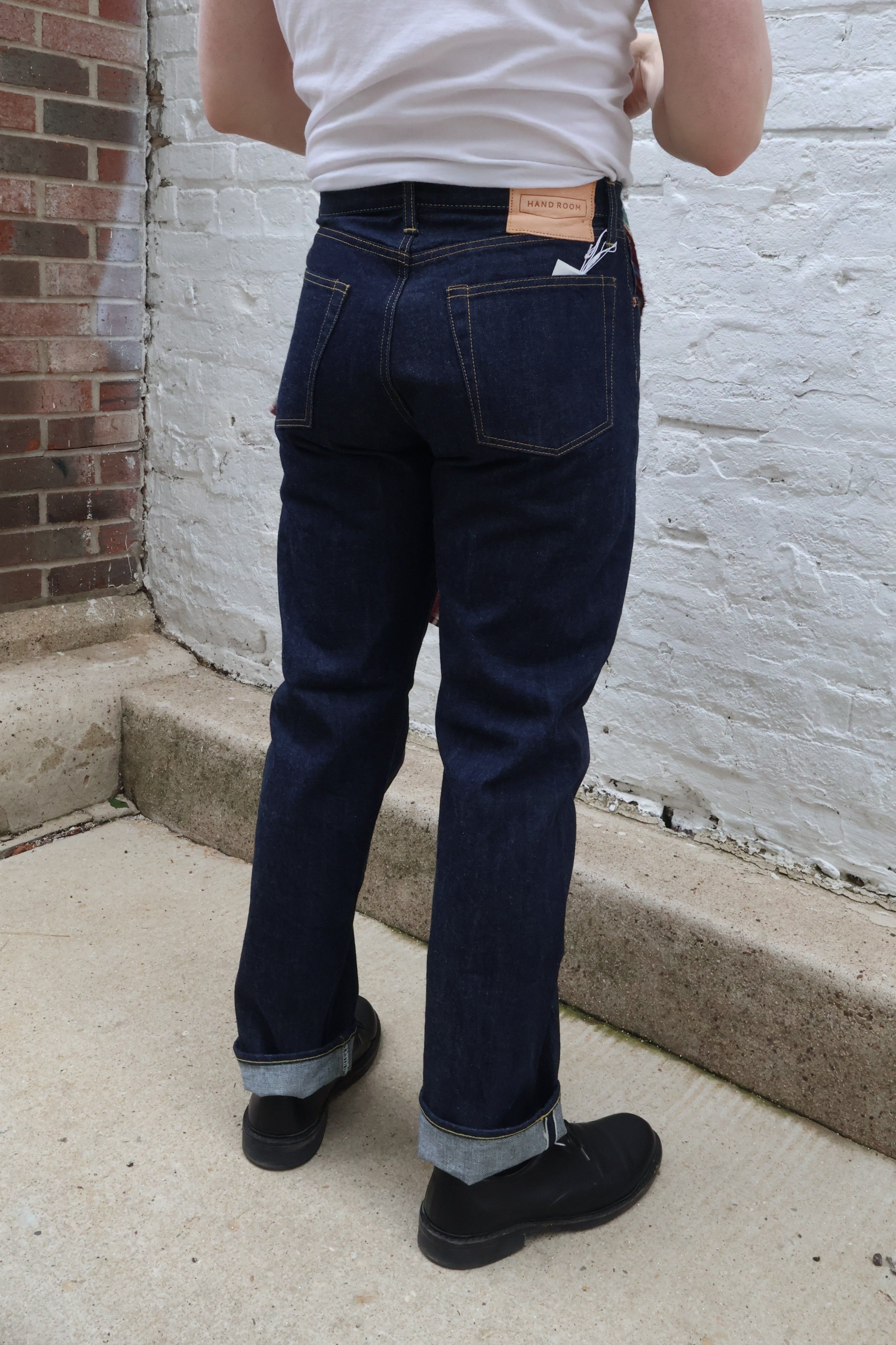 Hand Room Wide Fit 5 Pocket Jeans