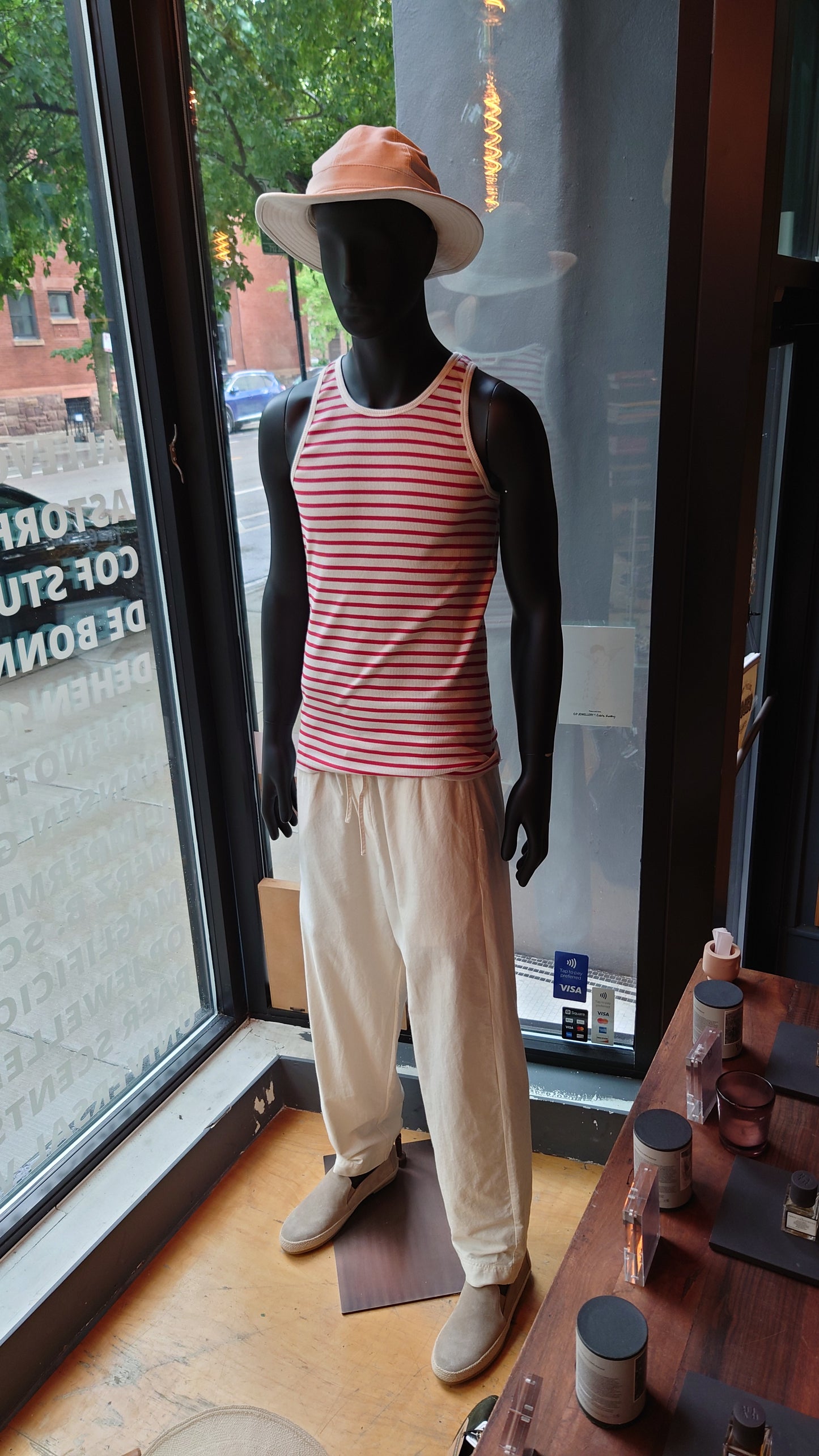 Hemen Biarritz Tank Top Gari Breton Stripe