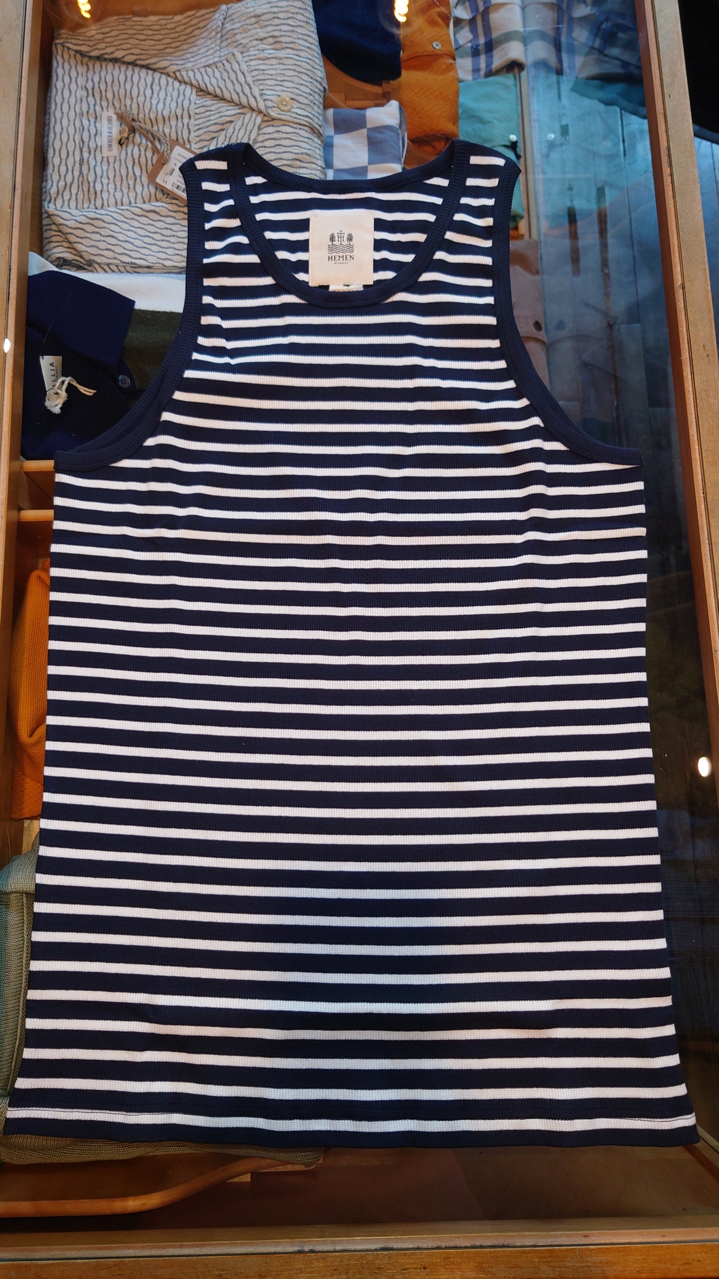Hemen Biarritz Tank Top Gari Breton Stripe