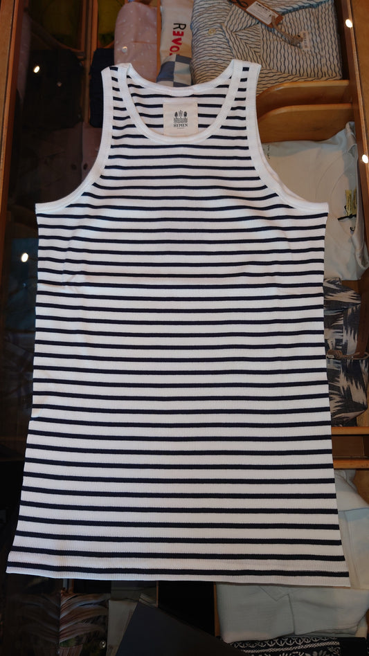 Hemen Biarritz Tank Top Gari Breton Stripe