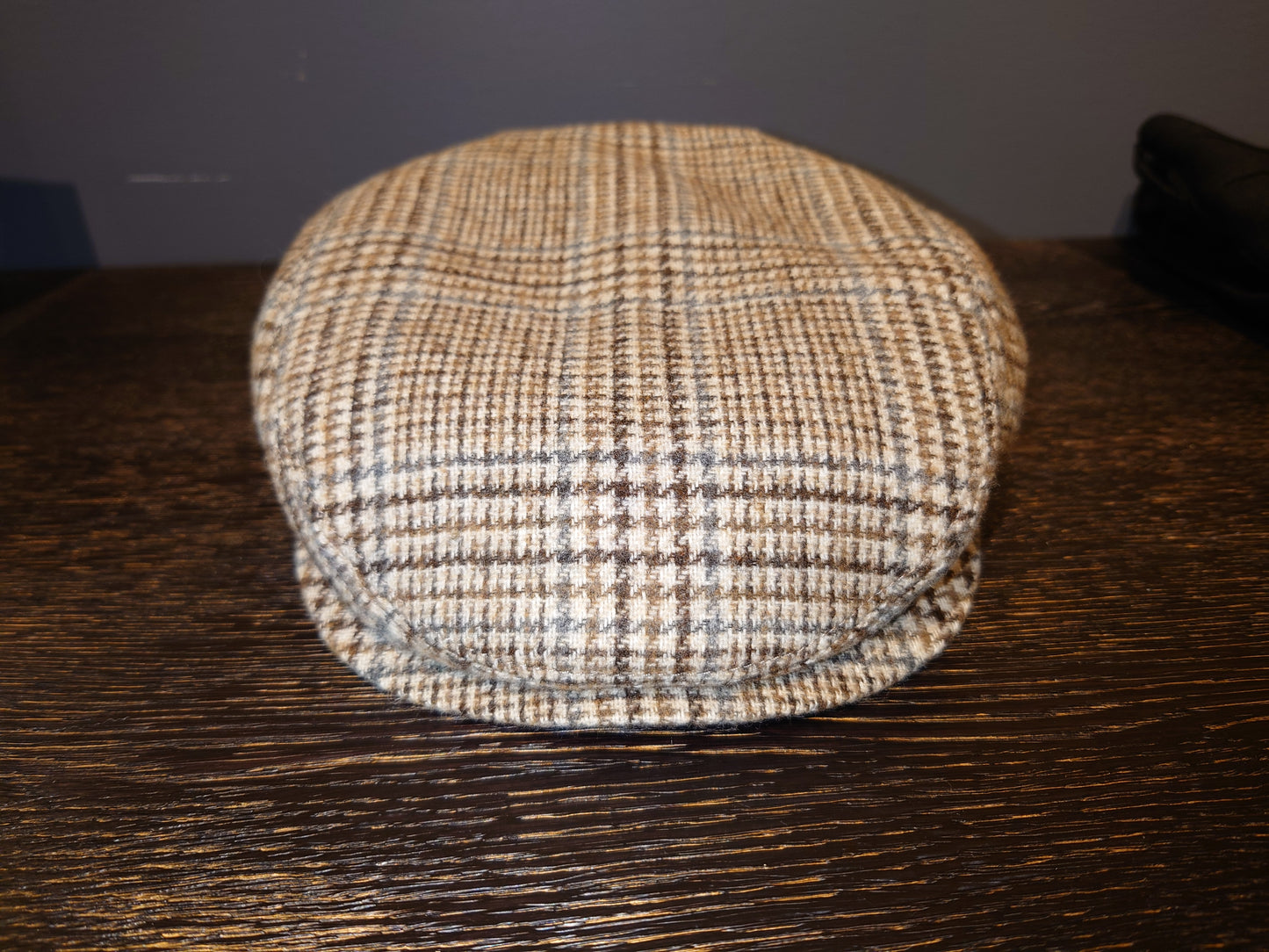 Wigens Ivy Slim Cap Houndstooth