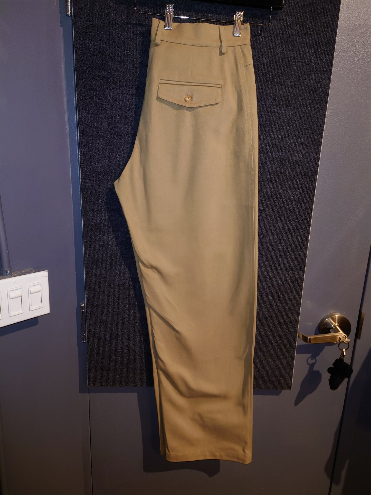 De Bonne Facture Wide Leg Work Pants