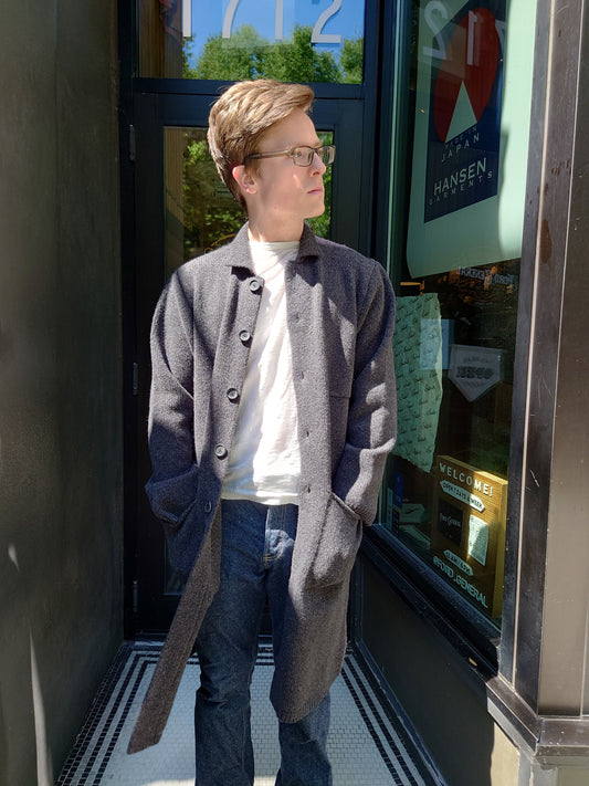Inis Meain Long Raftery Coat
