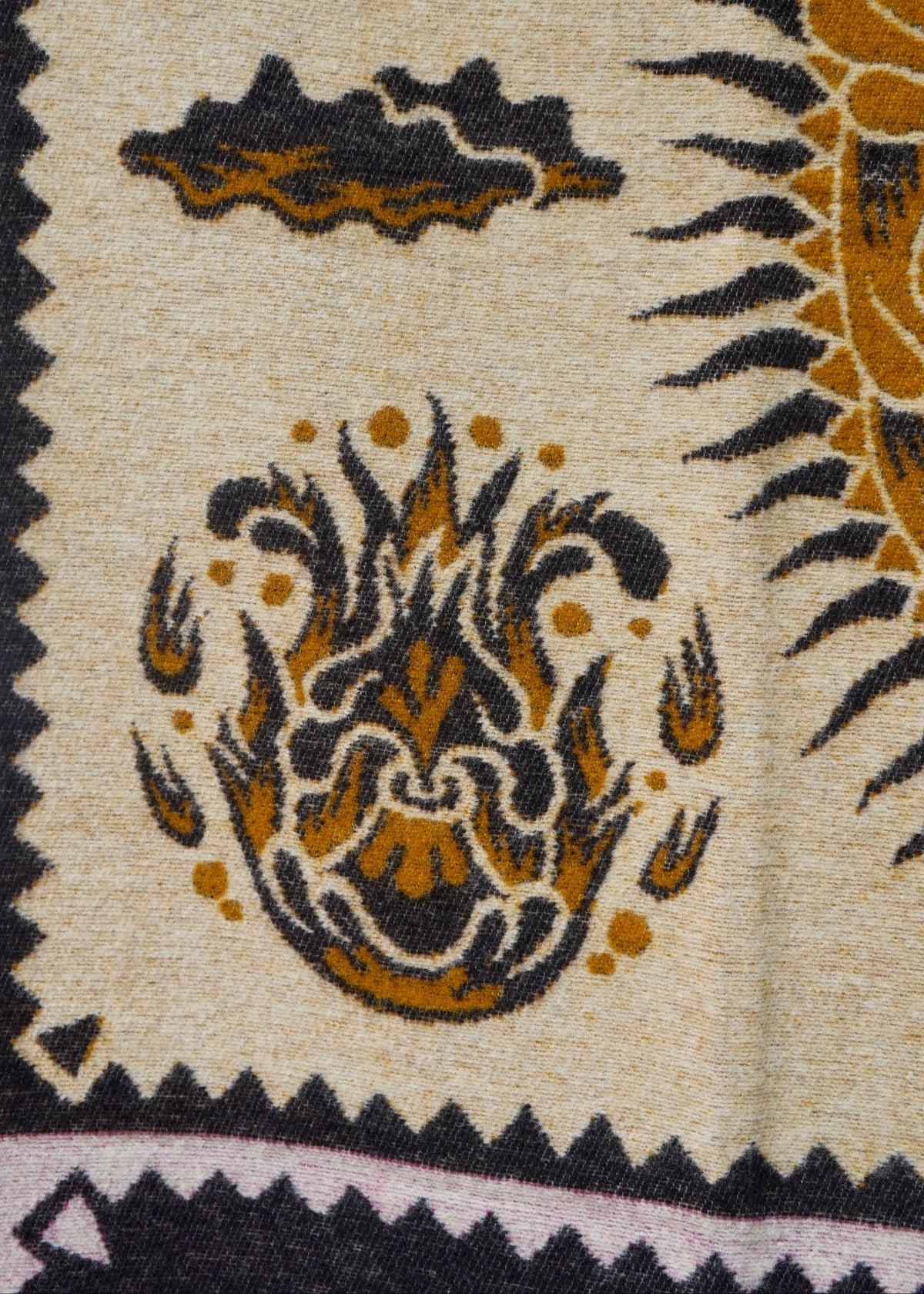 Indigofera The Fifth Sun Wool Blanket