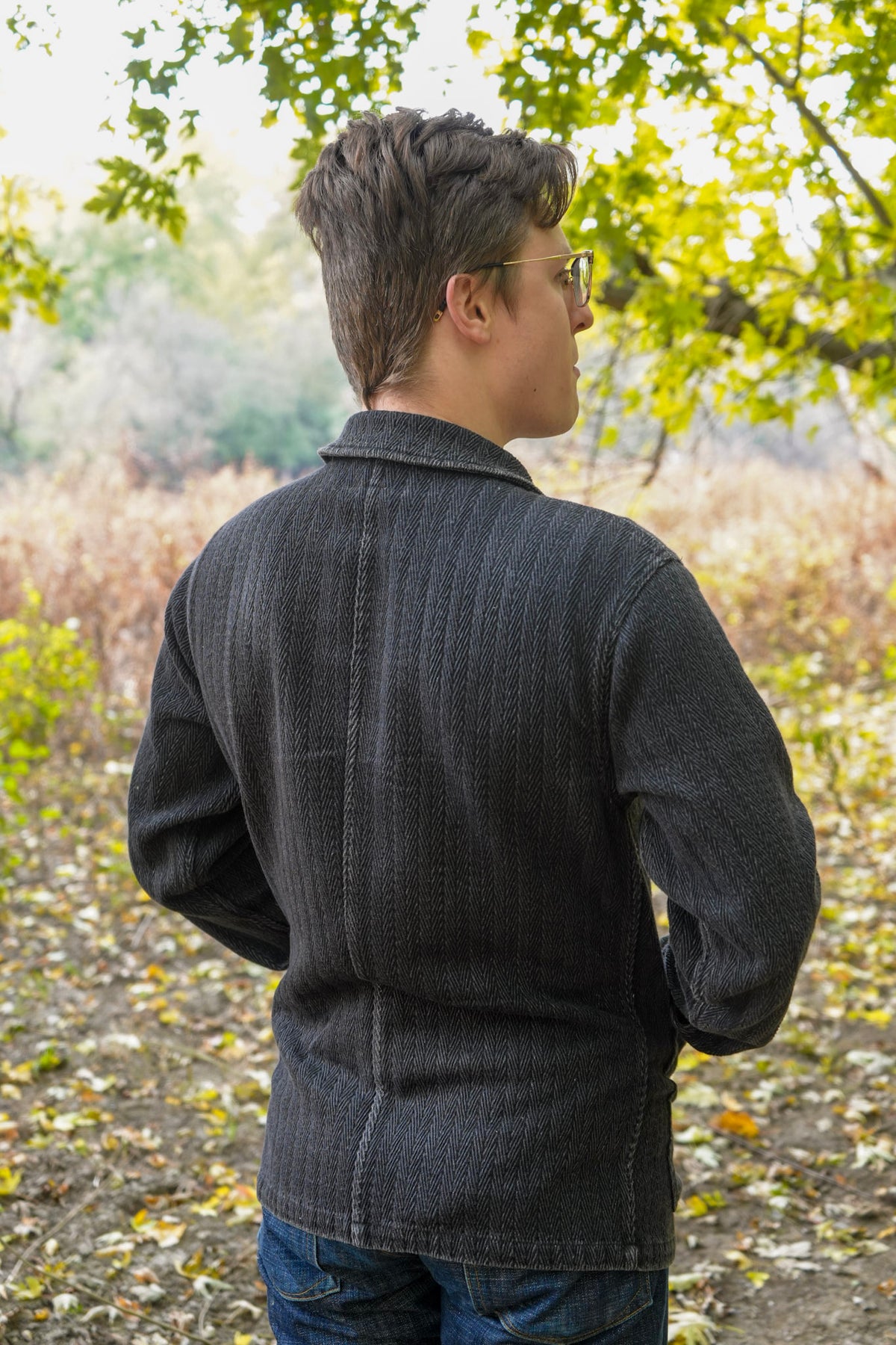 Fleurs de Bagne Bourgeron Sashiko Chore Jacket