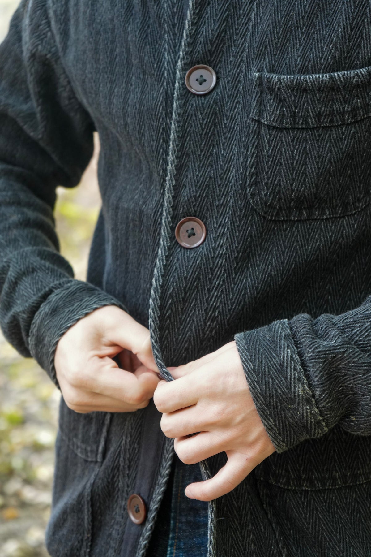 Fleurs de Bagne Bourgeron Sashiko Chore Jacket