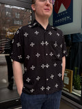 Universal Works Embroidered Diamond Camp Shirt