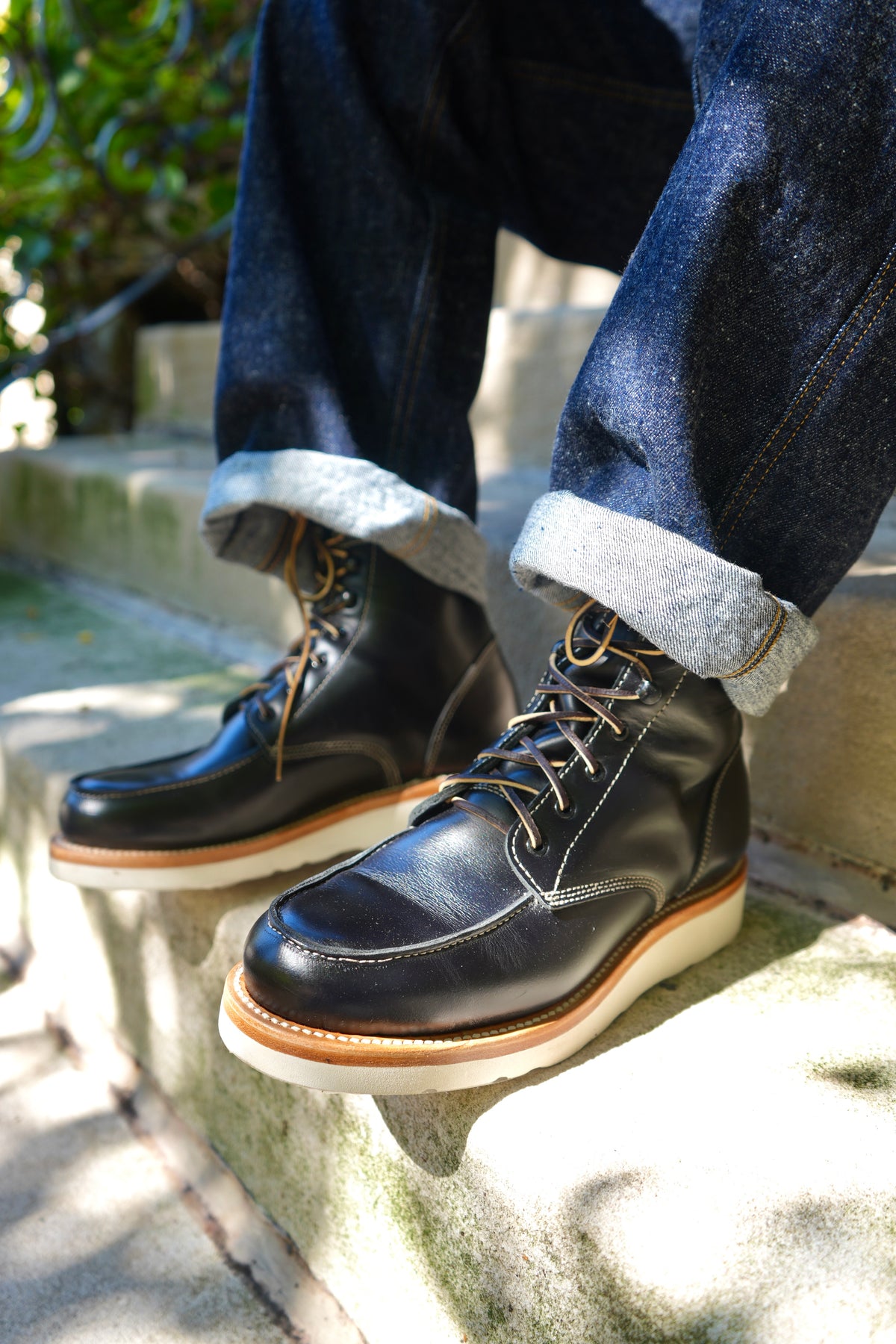 Unmarked Moc Toe Boots