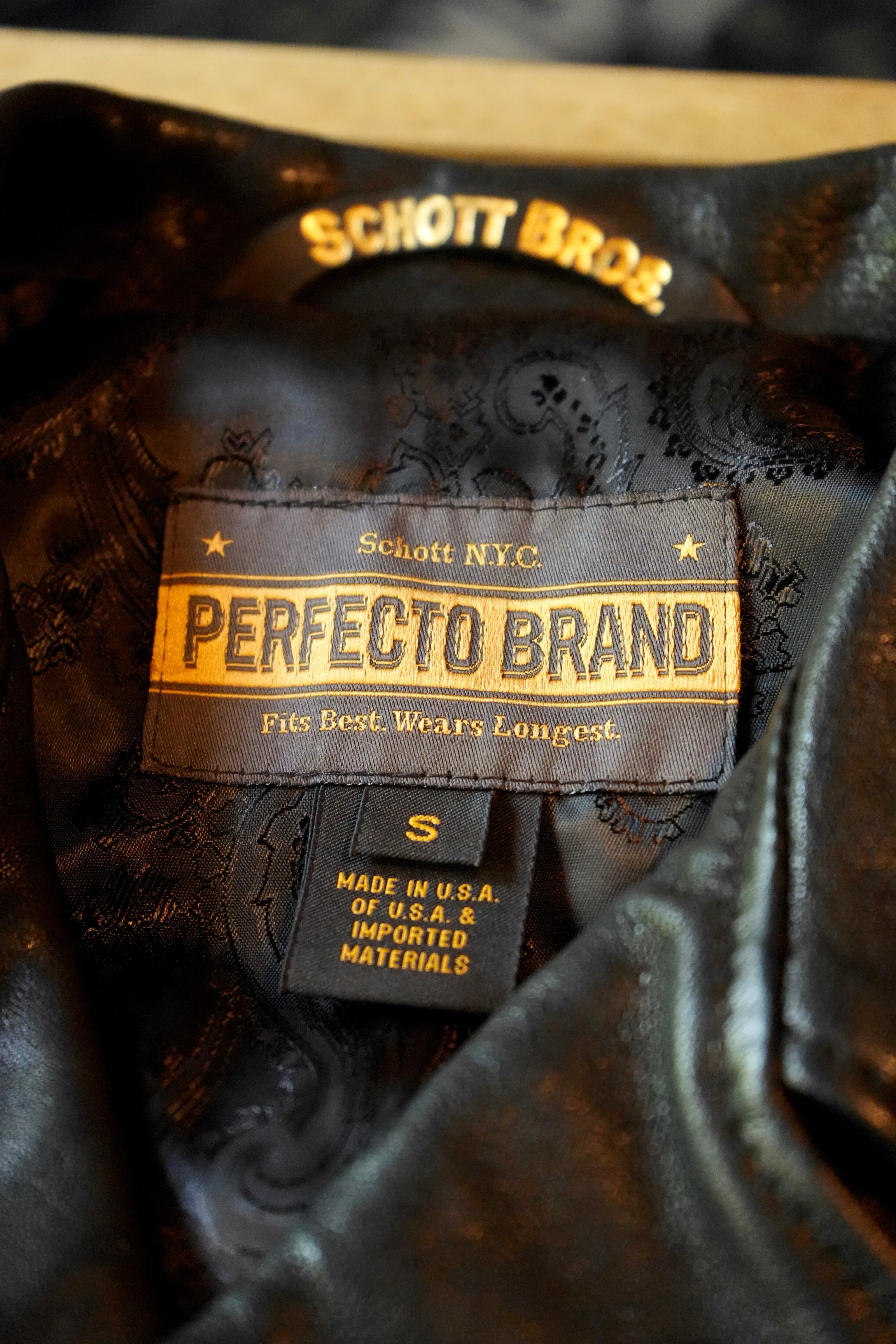 Schott NYC P213 "Raven" Lambskin Jacket