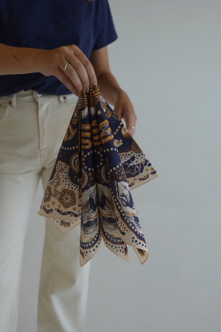 Indigofera Tarot XIII Bandana