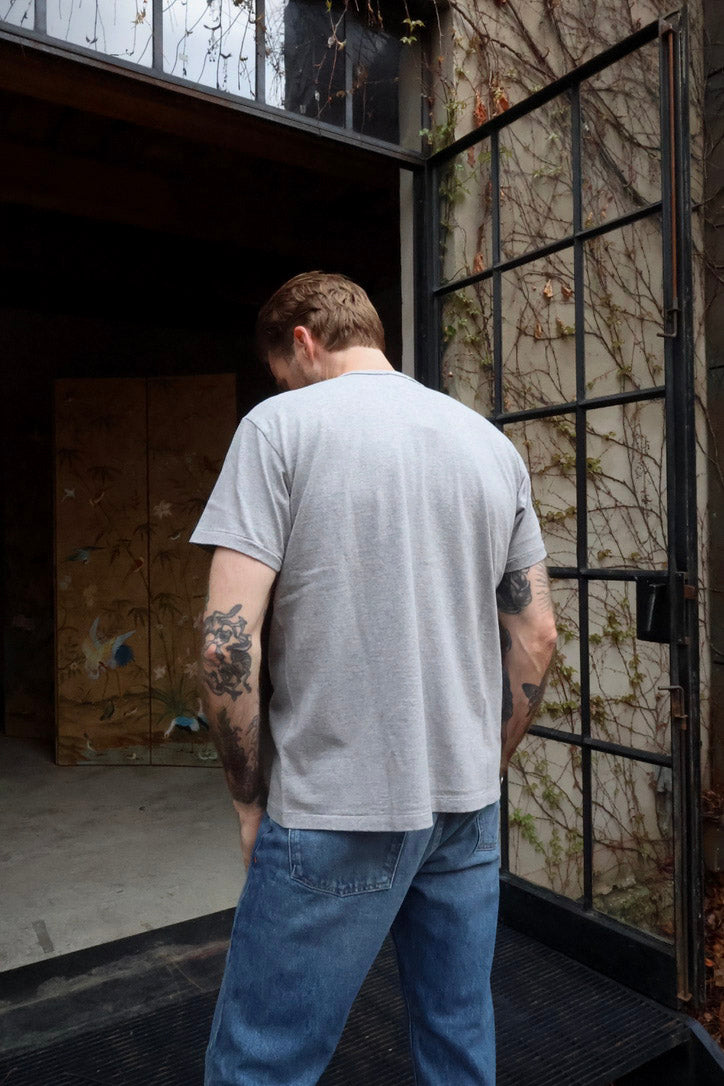 Allevol Heavy Duty Crew Neck Square Pocket T-Shirt