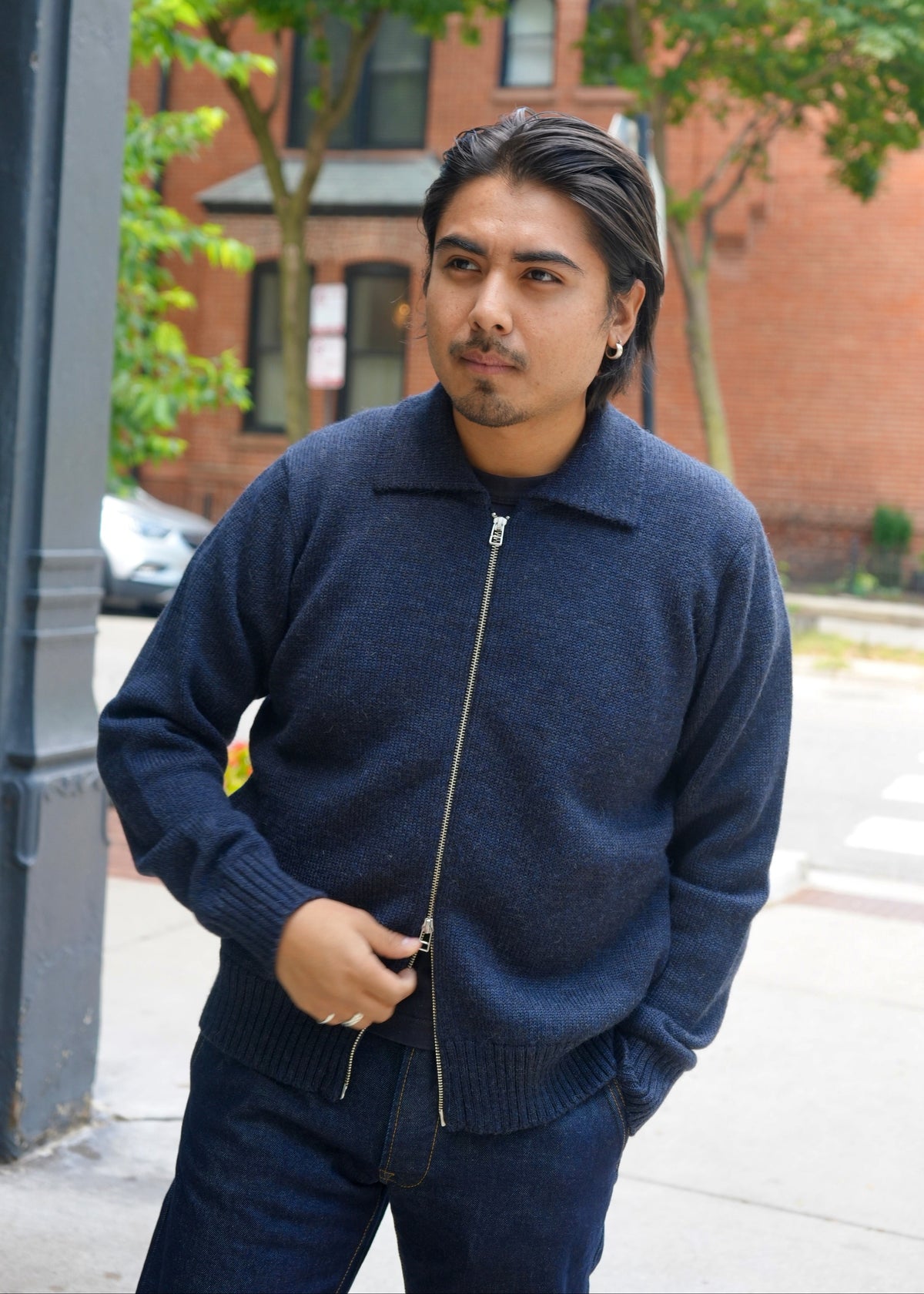 Hansen Dylan Zipper Cardigan