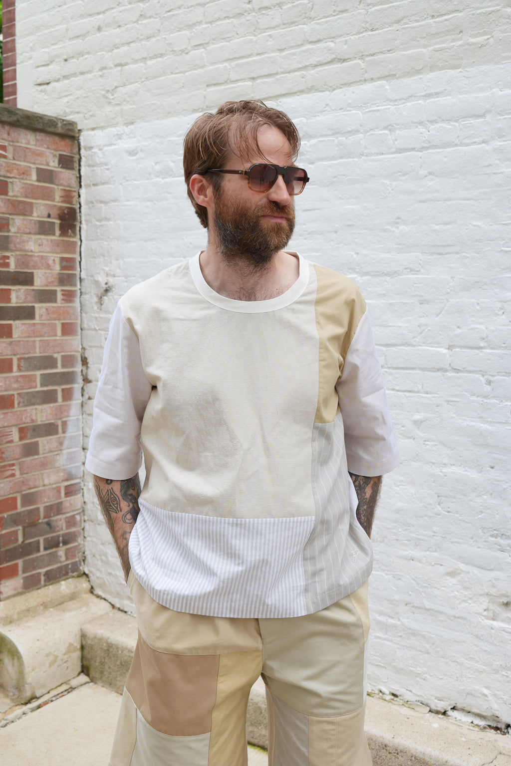 Hul le Kes Newton Patchwork Top