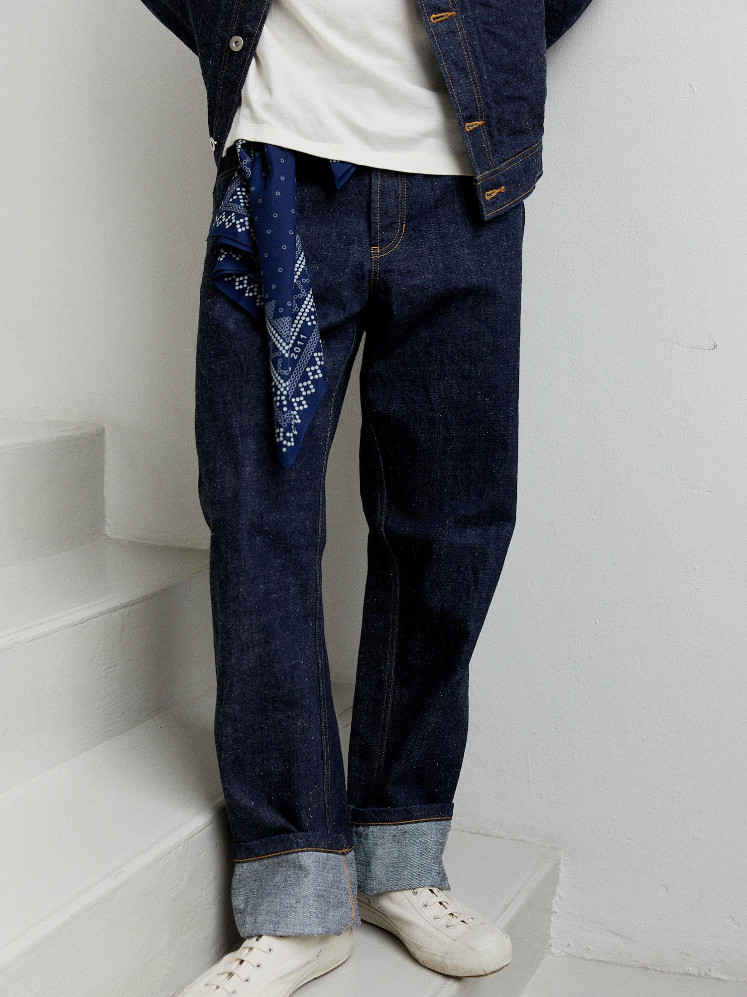 Hansen Dean Straight Cut Denim Trousers