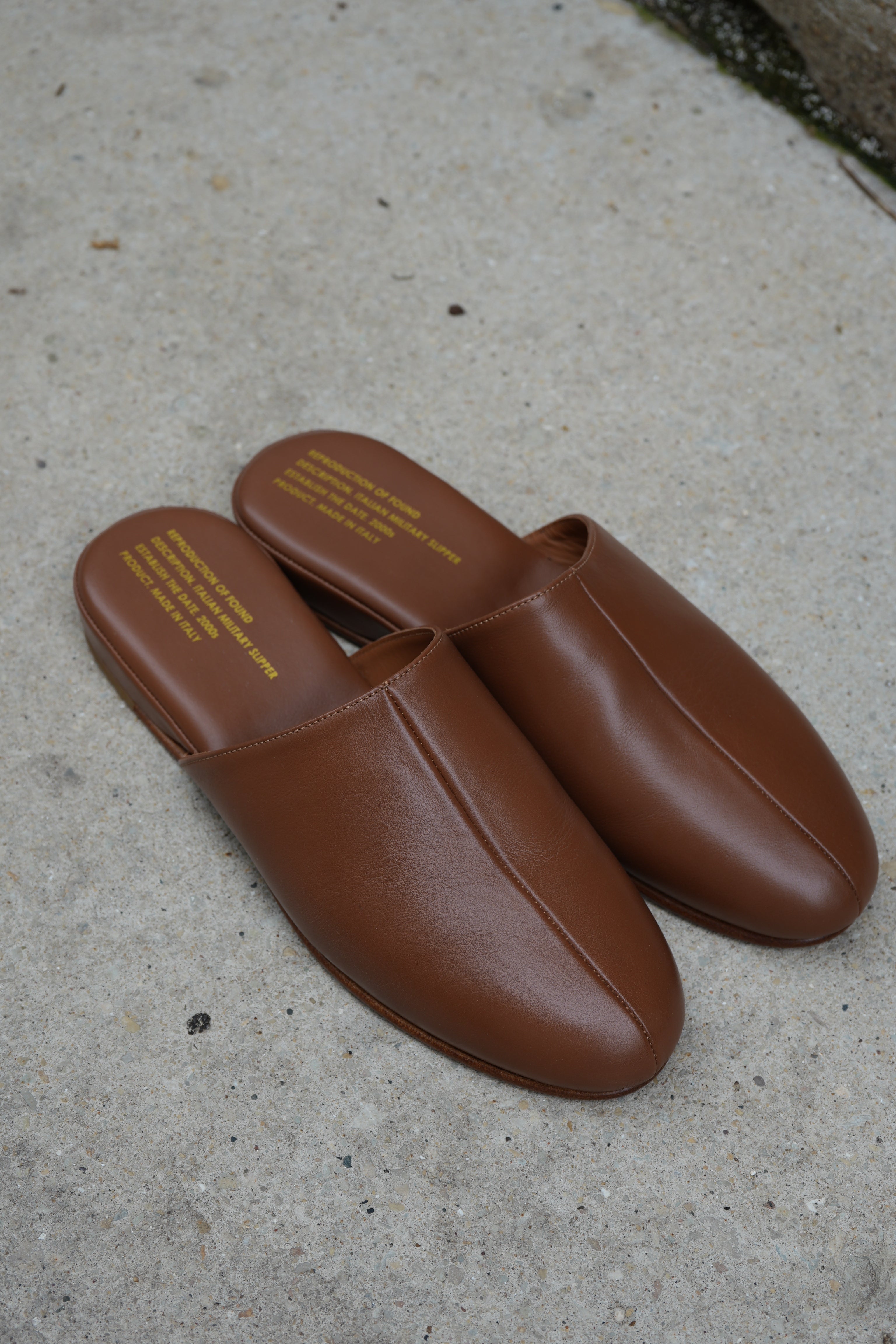 Reproduction of Found Italian Military Slipper